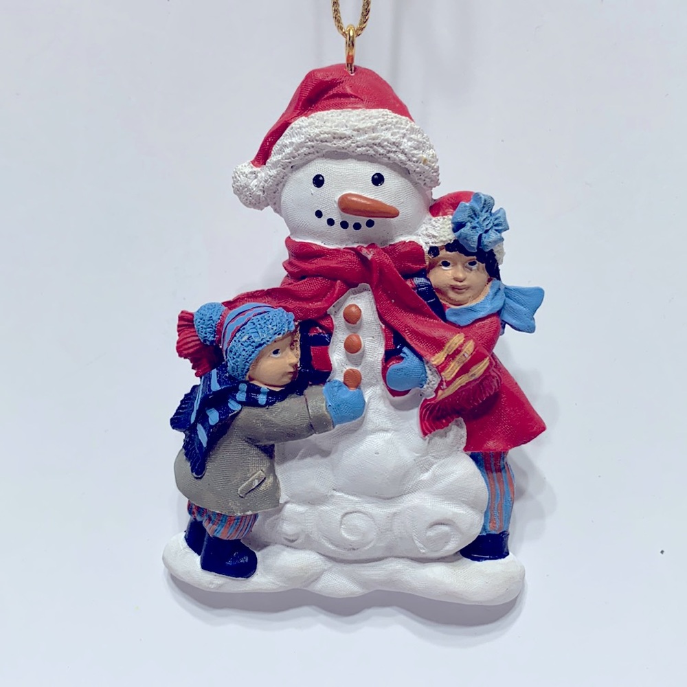 Snowman ornament vintage